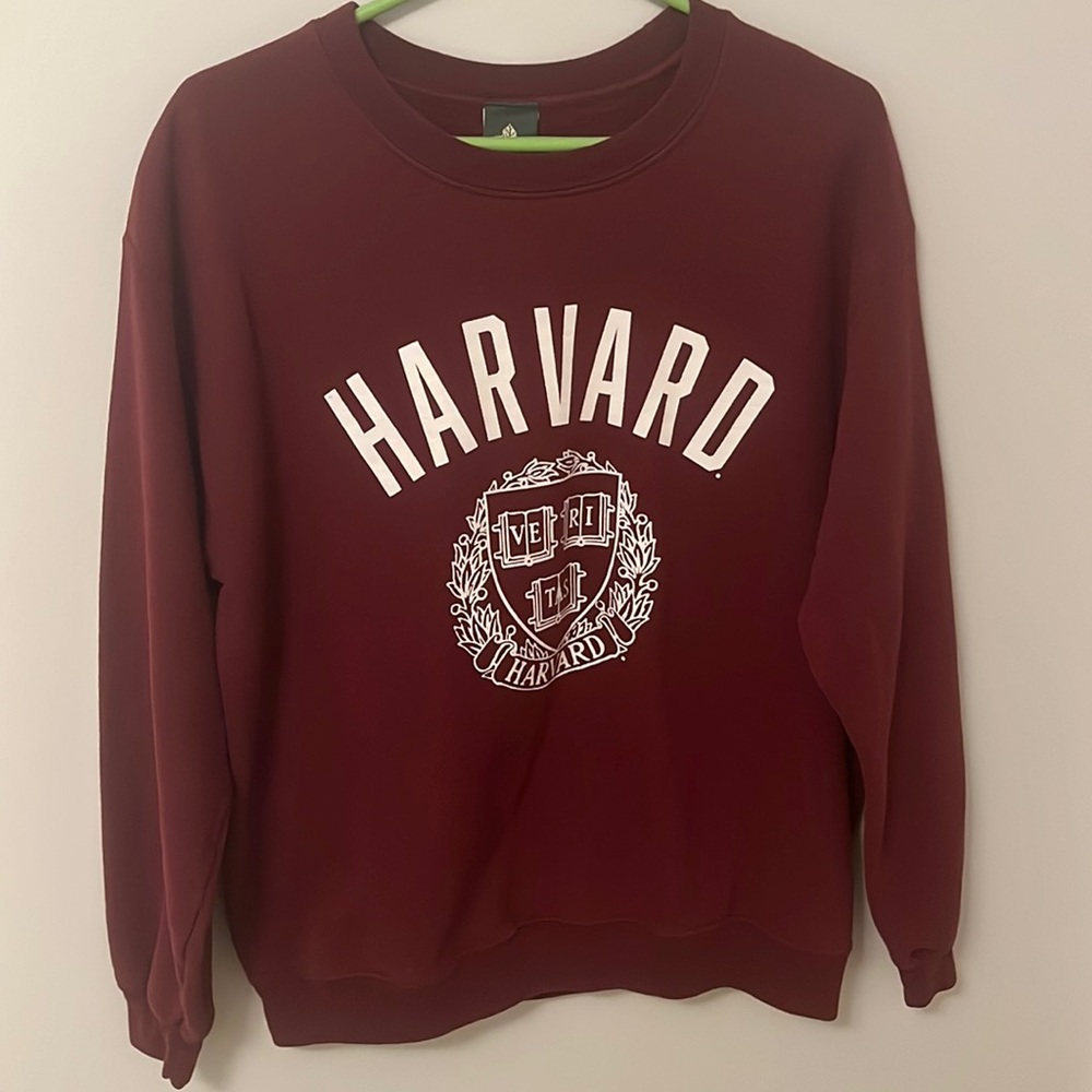 Maroon harvard sweatshirt size medium